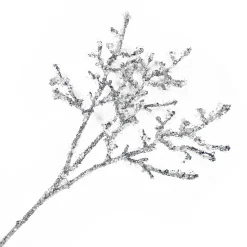 SPRAY CORAL 18″ SILVER W/ ICE CRYSTALS
