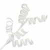 SPRAY CURL RIBBON 20″ X 6 WHITE GLITTER
