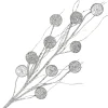 SPRAY DISC W/GRASS 32″ SILVER GLITTER