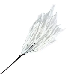 SPRAY FAUX GRASS 31.5″ WHITE