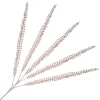SPRAY FERN LEAVES 35″ CHAMPAGNE GLITTER