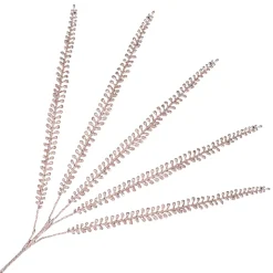 SPRAY FERN LEAVES 35″ CHAMPAGNE GLITTER