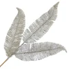 SPRAY FERN LEAVES 23.5″ CHAMPAGNE GLITTER