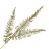SPRAY FERN LEAVES 29.5″ X 3 LIGHT GOLD GLITTER