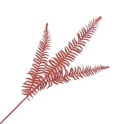 SPRAY FERN LEAVES 29.5″ X3 ROSE GOLD GLITTER