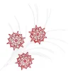 SPRAY FIREWORK 18″RED GLITTER/ TINSEL
