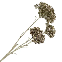 SPRAY FLOWER HEAD 24.5″ CHAMPAGNE GLITTER