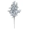 SPRAY FROSTED MISTLETOE 28″ W/ WHITE BERRY