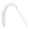 SPRAY GRASS HANGING 49.5″ WHITE SHINY/GLITTER