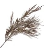 SPRAY GRASS LEAVES 27″ COPPER GLITTER