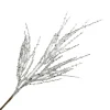 SPRAY GRASS LEAVES 16″ SILVER 16″ GLITTER