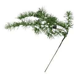 SPRAY HANGING PINE FROSTED 29″ W/PINE CONES