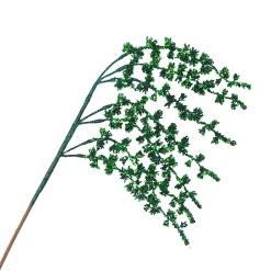 SPRAY LEAVES 31.5″ BLUE-MIDNIGHT 3 GLITTER