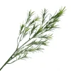 SPRAY LEAVES 26″ GREEN FROSTED/GLITTER