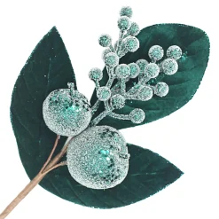 SPRAY LEAVES BAY 26″ CHAMPAGNE GLITTER