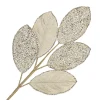 SPRAY LEAVES BAY 28″ ICE BLUE GLITTER