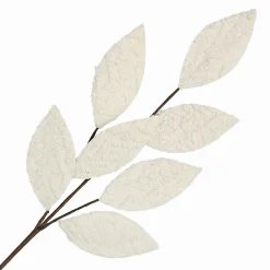 SPRAY LEAVES BAY 29″ ROSE GLITTER W/GRASS