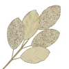 SPRAY LEAVES BAY 28″ SILVER GLITTER