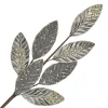 SPRAY LEAVES FABRIC 28″ ROSE GOLD VELVET W/GLTR