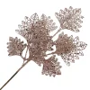 SPRAY LEAVES FAN SHAPE 18″ ROSE GOLD GLITTER