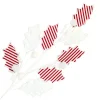 SPRAY LEAVES LONG 22.5″ CHAMPAGNE METALLIC ELONGATED LEAVES