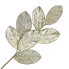 SPRAY LEAVES MAGNOLIA 26.5″ GOLD/SILVER METALLIC W/GLITTER