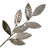 SPRAY LEAVES METALLIC 28.5″ SMOKE GREY FABRIC | GLITTER