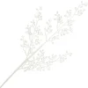 SPRAY LEAVES MINI 26″ WHITE GLITTER