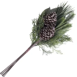 SPRAY PINE 21″ MAGNOLIA LEAVES/ PINE NEEDLE W/ PINE CONES