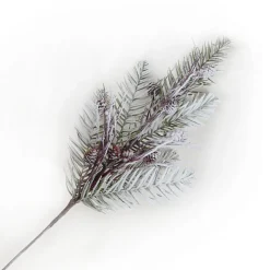 SPRAY PINE FLOCKED 32″ W/ TWIGS & CONES