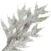 SPRAY PINE FROSTED 28.5″ CEDAR W/ RED BERRIES