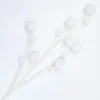 SPRAY SNOWBALL 35.5″ WHITE FABRIC & GLITTER