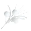 SPRAY SNOWBALLS W/ TWIGS 19″ WHITE