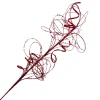 SPRAY SPIRAL GRASS 26″ BURGUNDY GLITTER