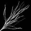 SPRAY TWIG 39″ WHITE W/ MINI BALLS