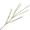 SPRAY TWIG W/LEAF 31″ GOLD GLITTER