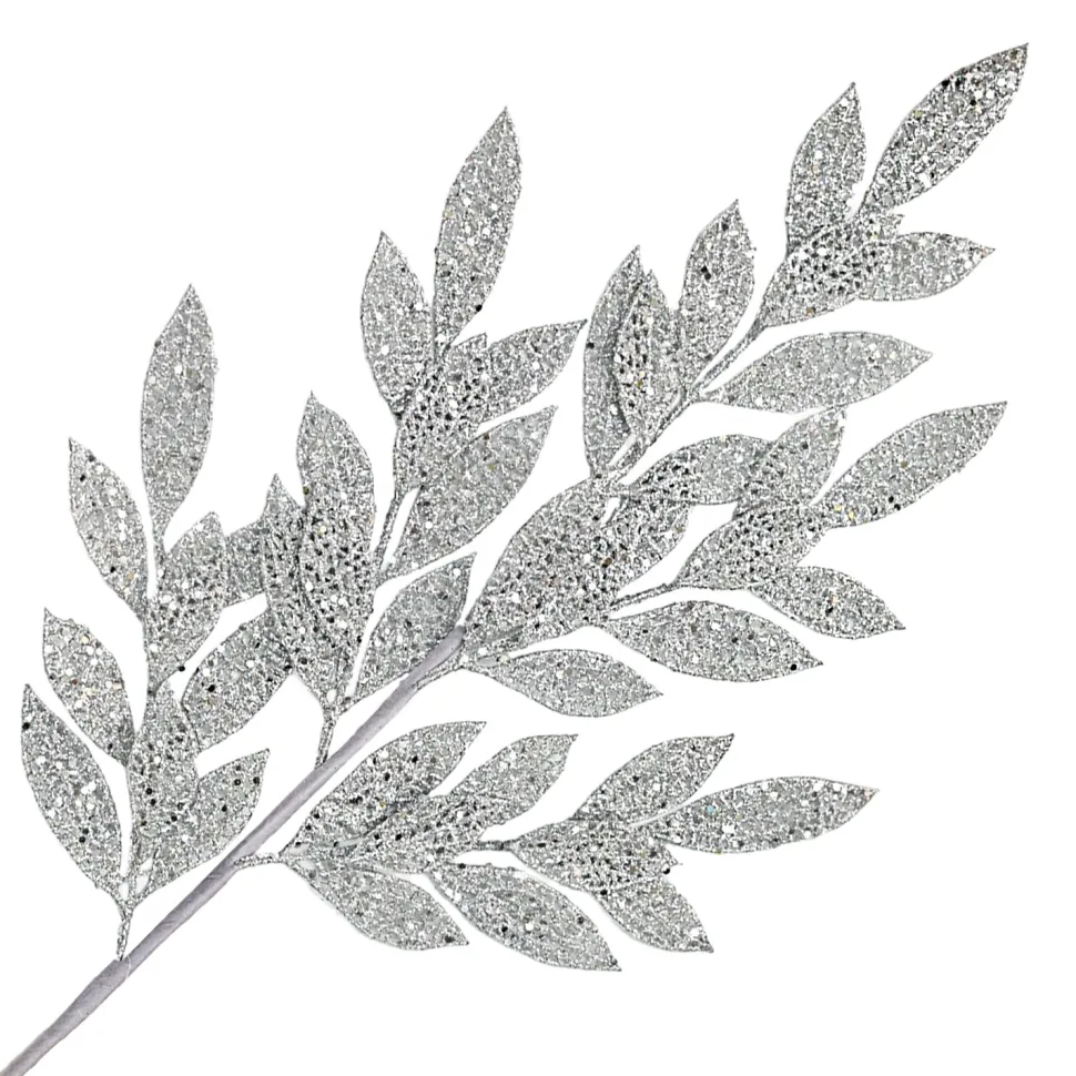 SPRAY TWIGS 32.5″ SILVER GLITTER