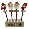 STAKE WOODEN DSP SANTA/SNOWMAN 12″ W/DISPLAY BOX 4 ASSTD.