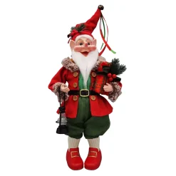 STANDING ELF 16″ RED/GREEN/BROWN