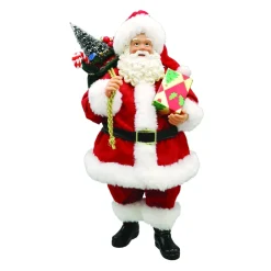 STANDING SANTA 11″ TRADITIONAL RED/WHITE W/ GIFT BOX