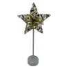STAR TABLE DECOR PLASTIC 19.5″ WITH METAL BASE & DECORATION WITH 10 LED LIGHTS