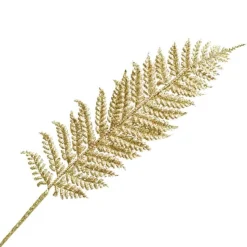 STEM FERN FANCY 32″ CHAMPAGNE GLITTER