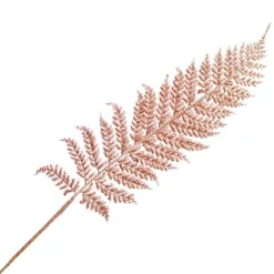STEM FERN FANCY 32″ ROSE GOLD GLITTER