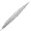 STEM LEAF ELONGATED HOLLOW 40″ SILVER GLITTER