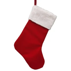 STOCKING 20″ RED/WHITE