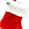 STOCKING MINI 6″ RED W/ BELL