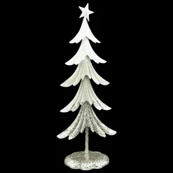 TABLE TOP TREE 20″ METAL W/ WHT & CHAMP GLTR