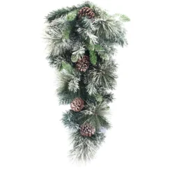TEARDROP FROSTED GROUSE PINE 36″ 61 TIPS W/ PINE CONES