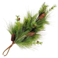 TEARTROP PINE 28″ MIXED NEEDLE PINE W/ PINE CONES
