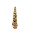 TREE ALPINE 22″ W/ GOLD BEAD GLITTER